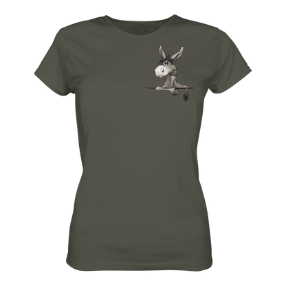 Lustiger lässiger Esel - Ladies Organic Shirt