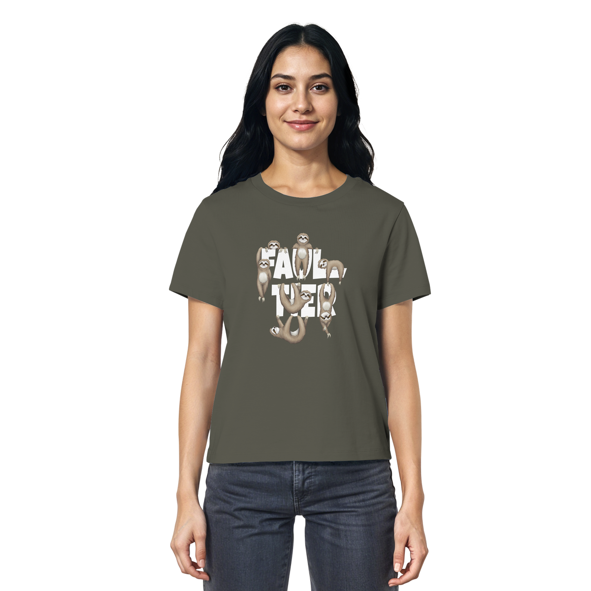 Viele gechillte Faultiere - Ladies Organic Shirt