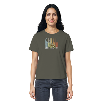 Gechillt gemütliche Schildkröte - Ladies Organic Shirt