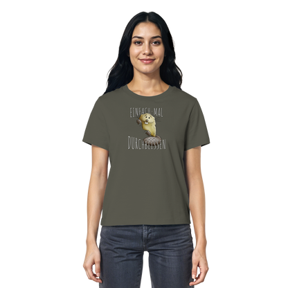 Einfach mal Durchbeissen Biber - Ladies Organic Shirt