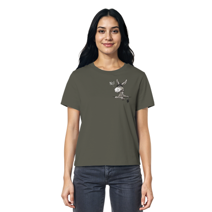 Nö! Störrischer Esel - Ladies Organic Shirt