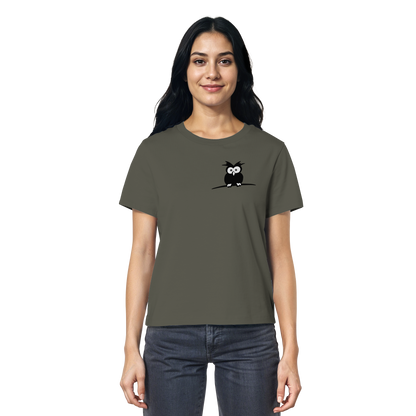 Kleine struppige Eule - Ladies Organic Shirt