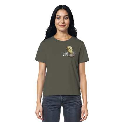 Dam It Verdammt Lustiger Biber - Ladies Organic Shirt