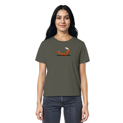 Lässiger cooler Fuchs | Mr. Fox, der Schleicher - Ladies Organic Shirt