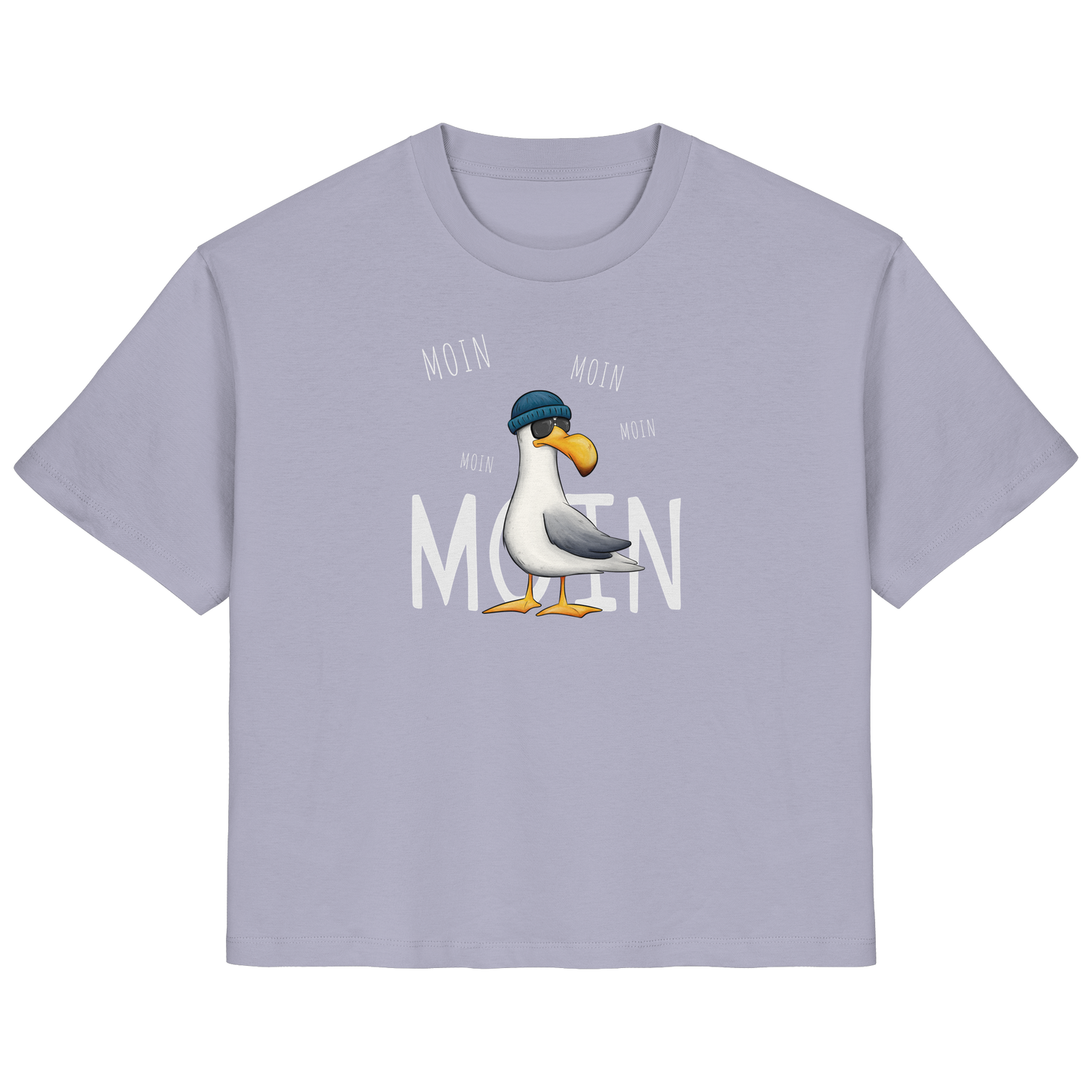 Moin Moin Lässige Hipster Möwe  - Ladies Organic Shirt