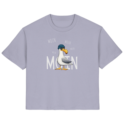 Moin Moin Lässige Hipster Möwe  - Ladies Organic Shirt