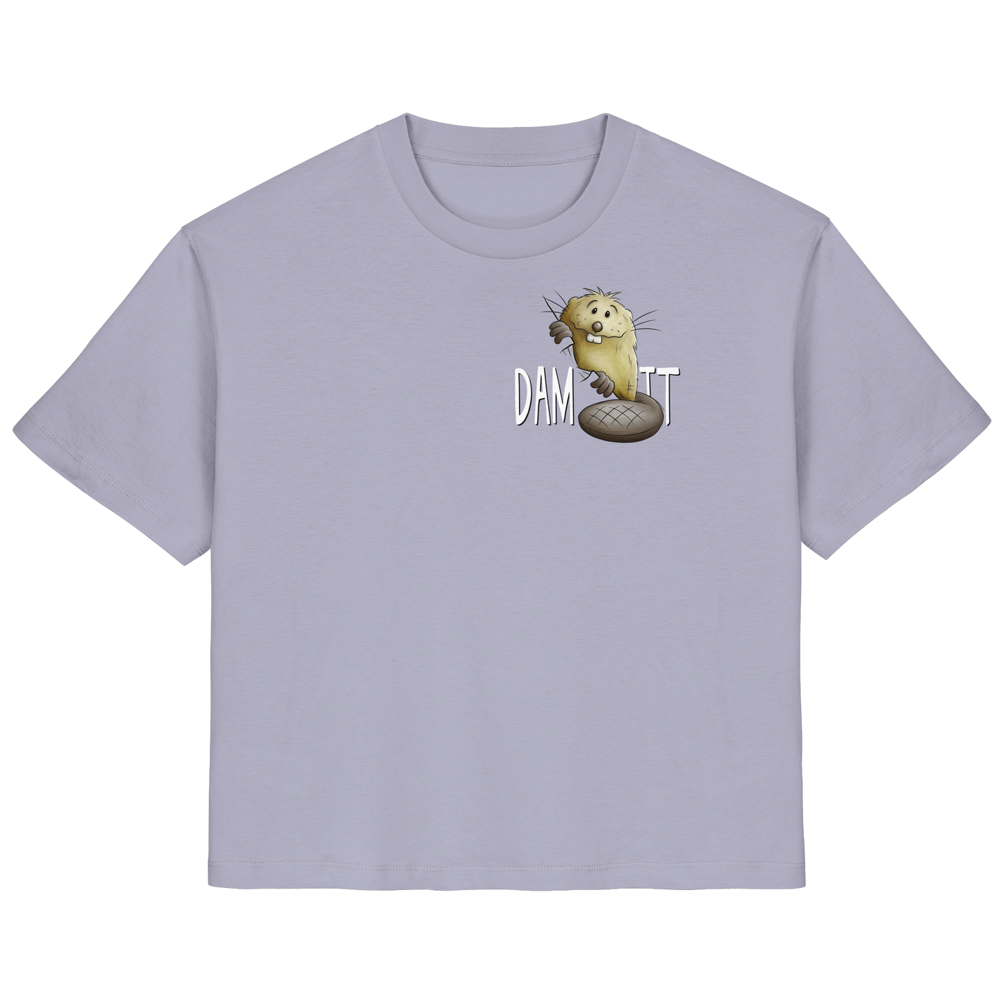Dam It Verdammt Lustiger Biber - Ladies Organic Shirt