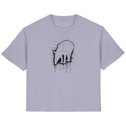 Urban Street Art Tapir Silhouette - Ladies Organic Shirt