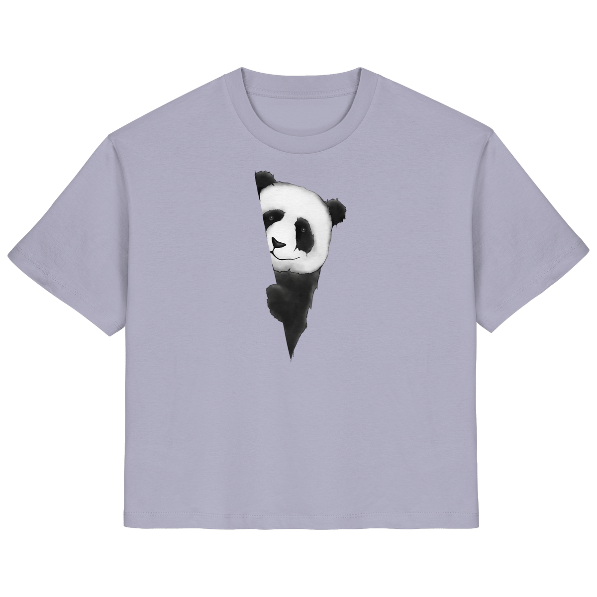 Panda Bär Illustration - Ladies Organic Shirt