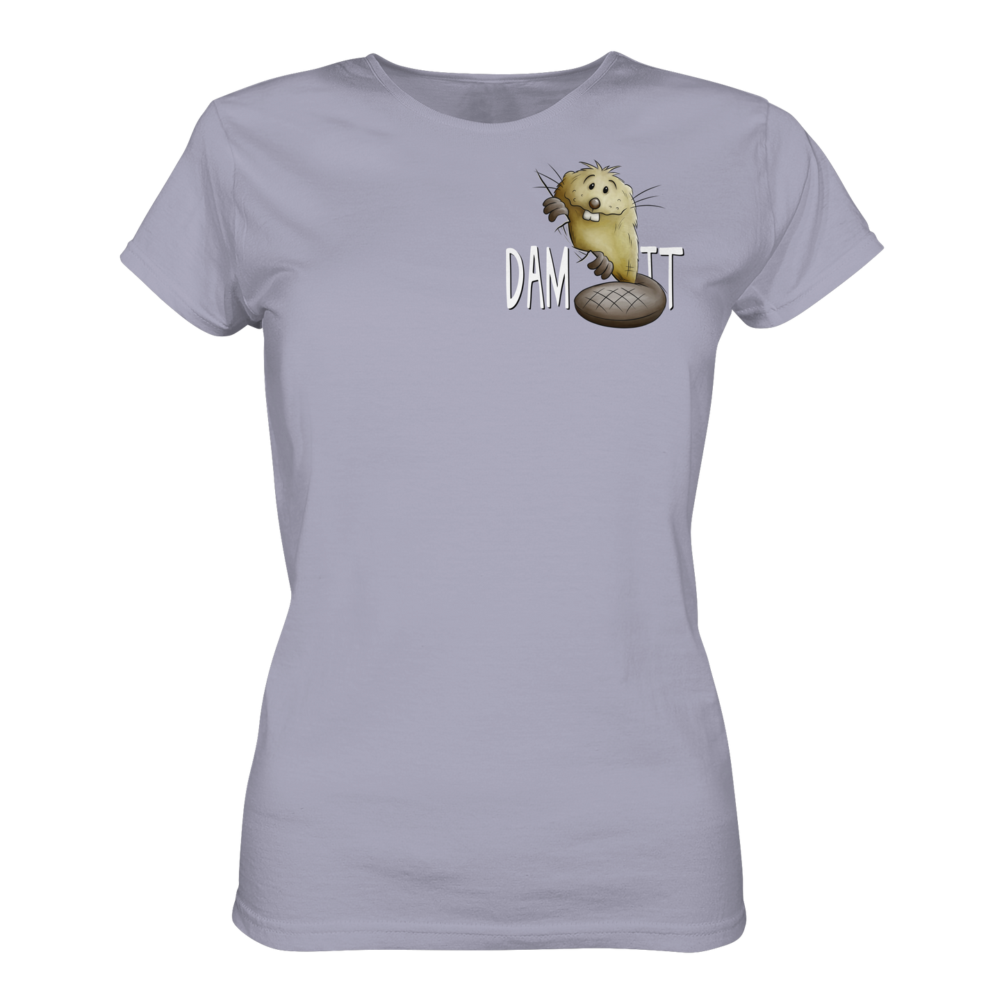 Dam It Verdammt Lustiger Biber - Ladies Organic Shirt