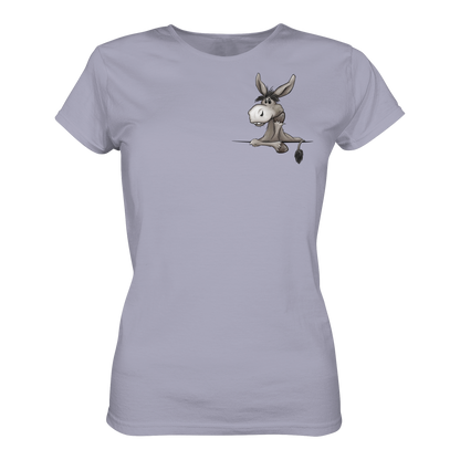 Lustiger lässiger Esel - Ladies Organic Shirt