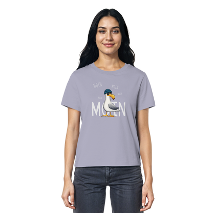 Moin Moin Lässige Hipster Möwe  - Ladies Organic Shirt