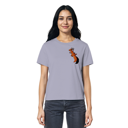 Süßes Eichhörnchen klettert - Ladies Organic Shirt