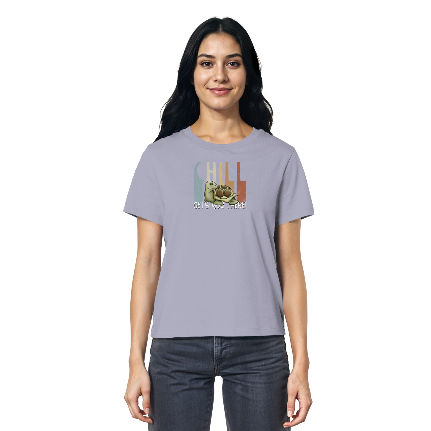 Gechillt gemütliche Schildkröte - Ladies Organic Shirt