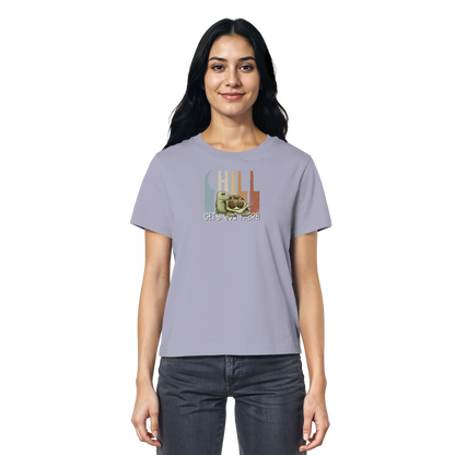 Gechillt gemütliche Schildkröte - Ladies Organic Shirt