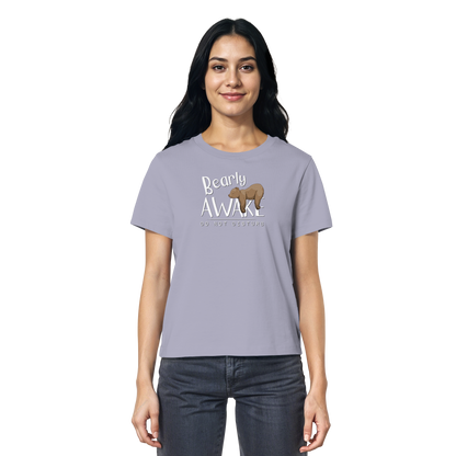 Bearly Awake Bitte nicht stören Bär - Ladies Organic Shirt