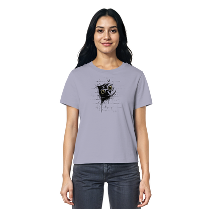 Lässige Street Art Eule - Ladies Organic Shirt
