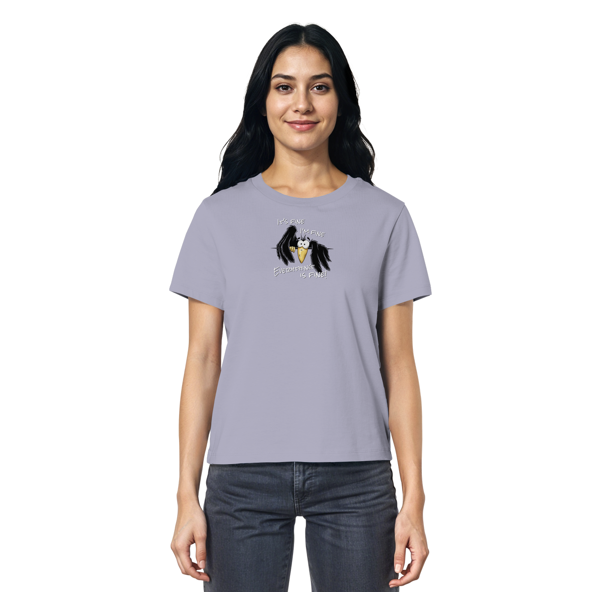 I’m Fine Rabe | Alles Gut Krähe - Ladies Organic Shirt