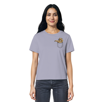 Dabbender Biber in Deiner Tasche - Ladies Organic Shirt