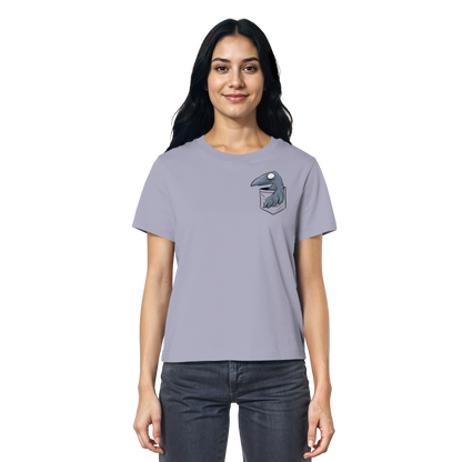 Grufti Rabe Krähe in der Tasche - Ladies Organic Shirt