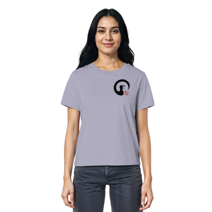 Moin kreischende japanische Enso Möwe - Ladies Organic Shirt