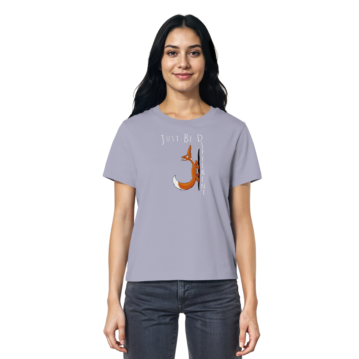 Just Be Different | Sei Anders, kleiner Fuchs - Ladies Organic Shirt