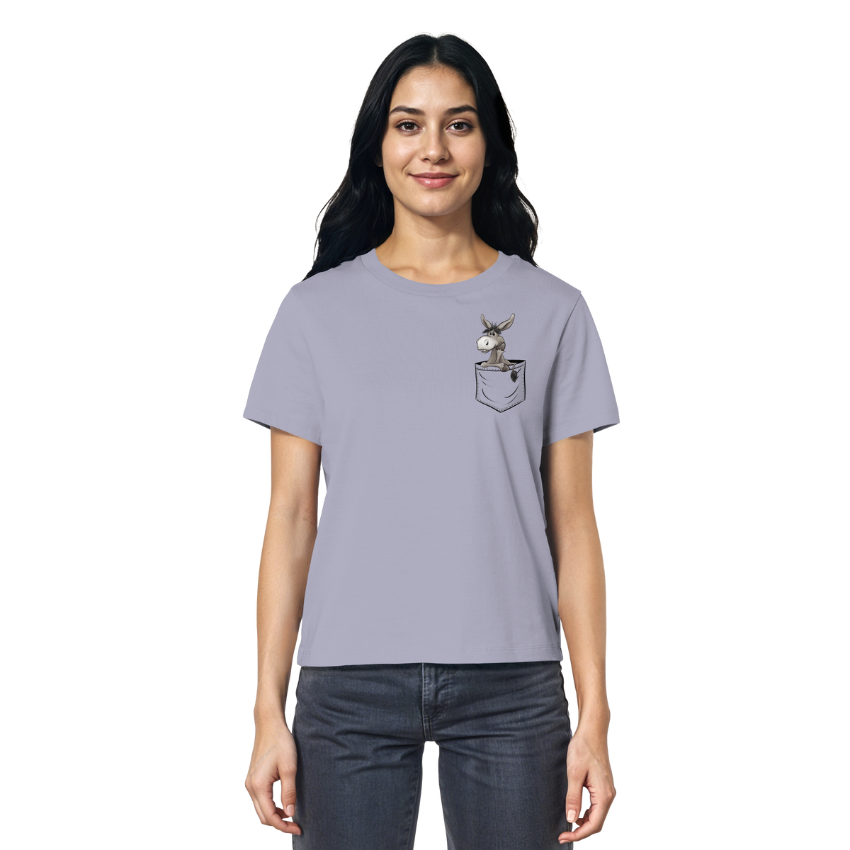 Bockiger Esel in Deiner Tasche - Ladies Organic Shirt