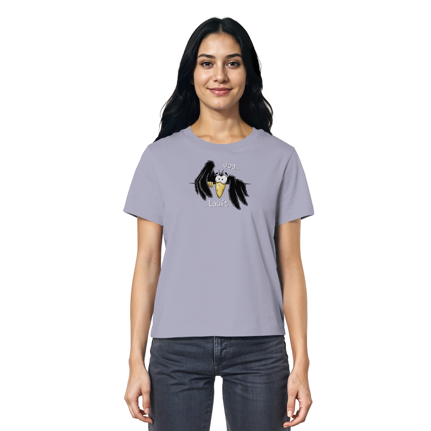 Joa Läuft Krähe gechillter Rabe - Ladies Organic Shirt