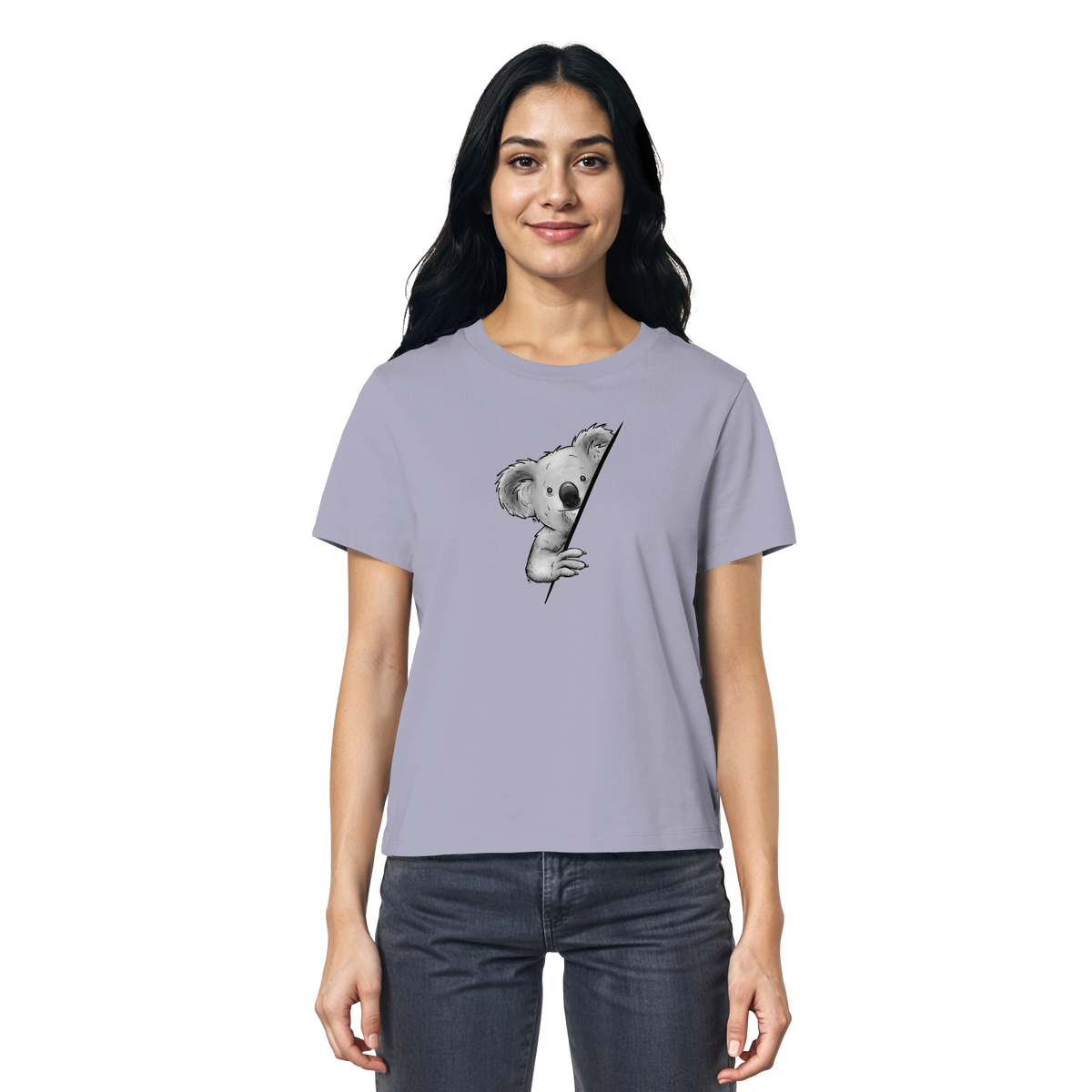 Koala Bär Illustration - Ladies Organic Shirt