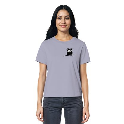 Kleine struppige Eule - Ladies Organic Shirt