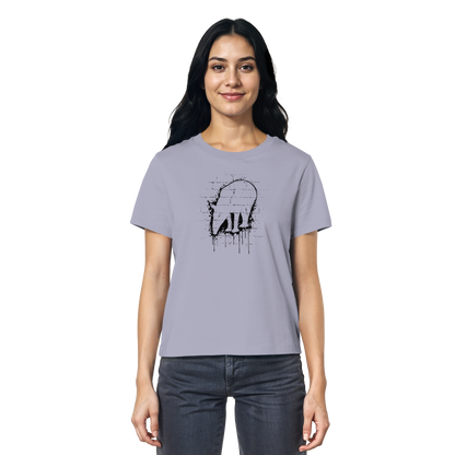 Urban Street Art Tapir Silhouette - Ladies Organic Shirt