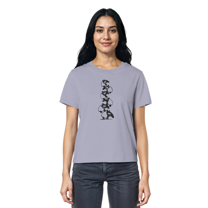 Lustiger Haufen aus Schabracken-Tapiren - Ladies Organic Shirt