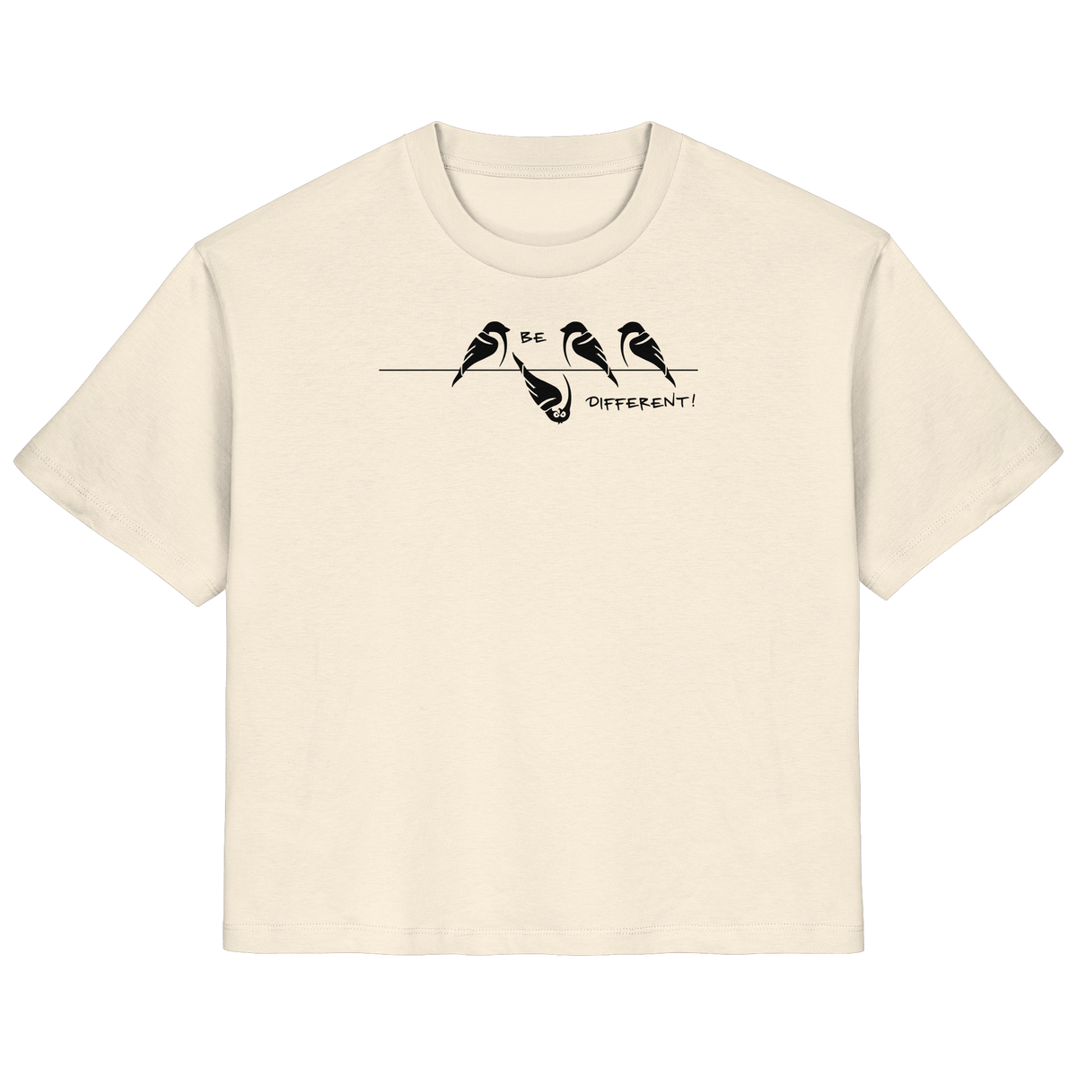 Sei anders, kleiner Spatz - Ladies Organic Shirt