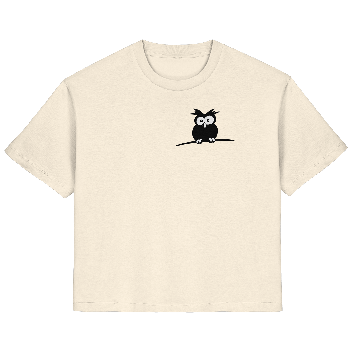 Kleine struppige Eule - Ladies Organic Shirt
