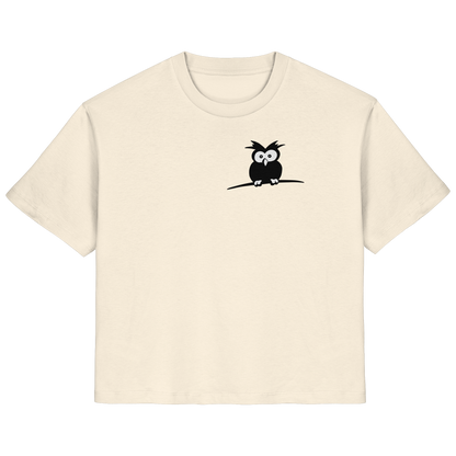 Kleine struppige Eule - Ladies Organic Shirt