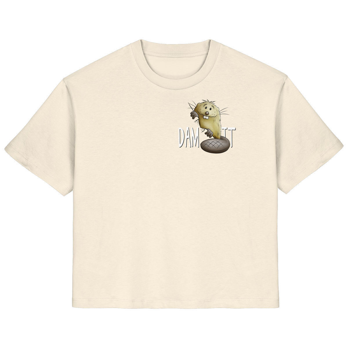 Dam It Verdammt Lustiger Biber - Ladies Organic Shirt