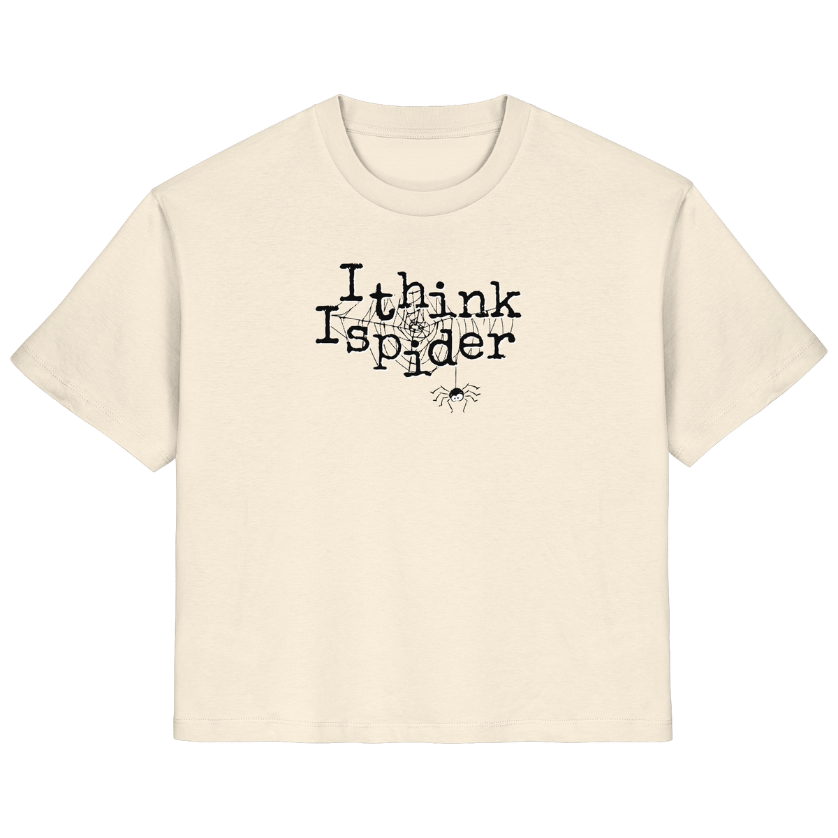 I think I spider - Spinne - Ladies Organic Shirt