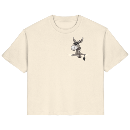 Lustiger lässiger Esel - Ladies Organic Shirt