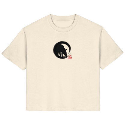 Zen Tapir im japanischen Enso Kreis - Ladies Organic Shirt
