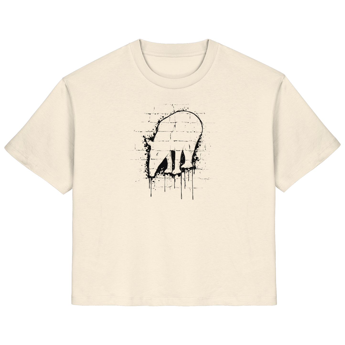 Urban Street Art Tapir Silhouette - Ladies Organic Shirt