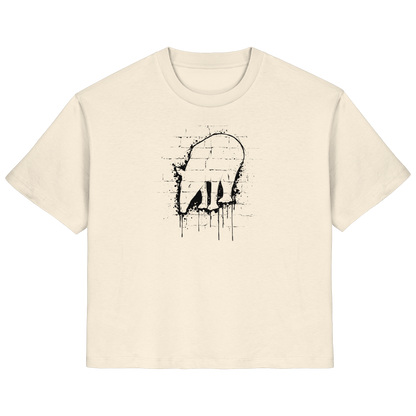 Urban Street Art Tapir Silhouette - Ladies Organic Shirt