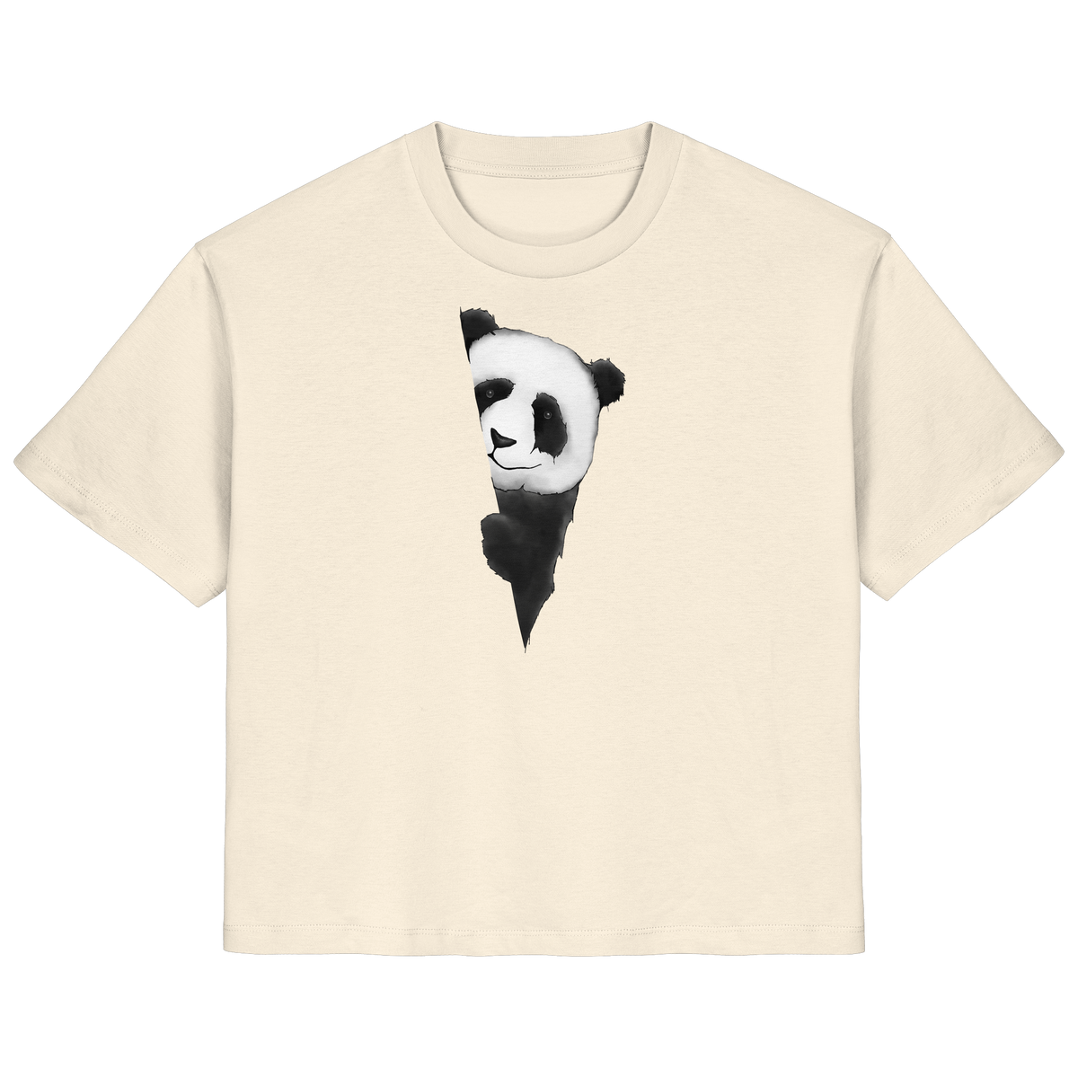 Panda Bär Illustration - Ladies Organic Shirt