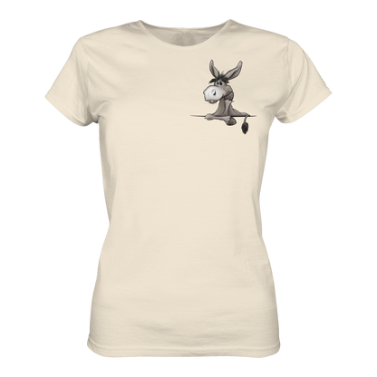 Lustiger lässiger Esel - Ladies Organic Shirt