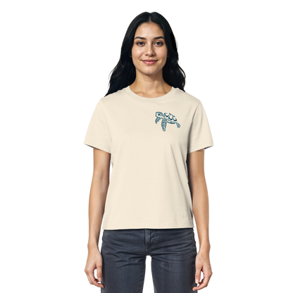 Lässig lustige Wasserschildkröte - Ladies Organic Shirt
