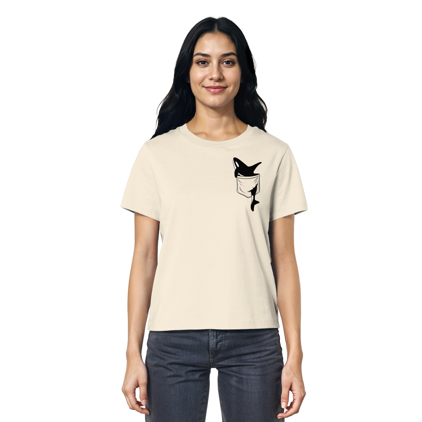Orca In Deiner Tasche - Ladies Organic Shirt