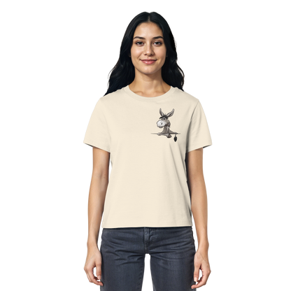 Lustiger lässiger Esel - Ladies Organic Shirt