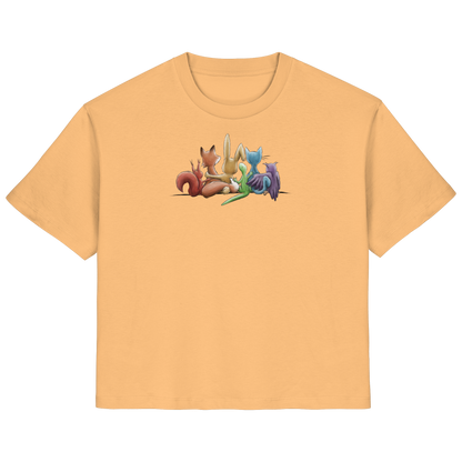 Regenbogen Tiere für Freundschaft, Toleranz und Vielfalt - Ladies Organic Shirt