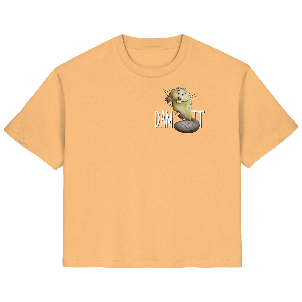 Dam It Verdammt Lustiger Biber - Ladies Organic Shirt