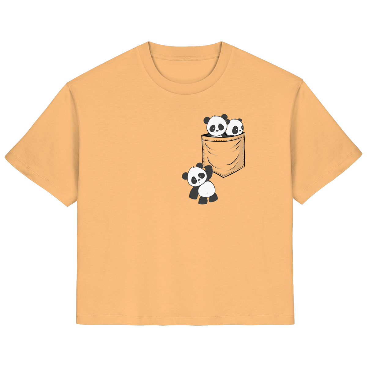 Kawaii Pandas in der Tasche - Ladies Organic Shirt