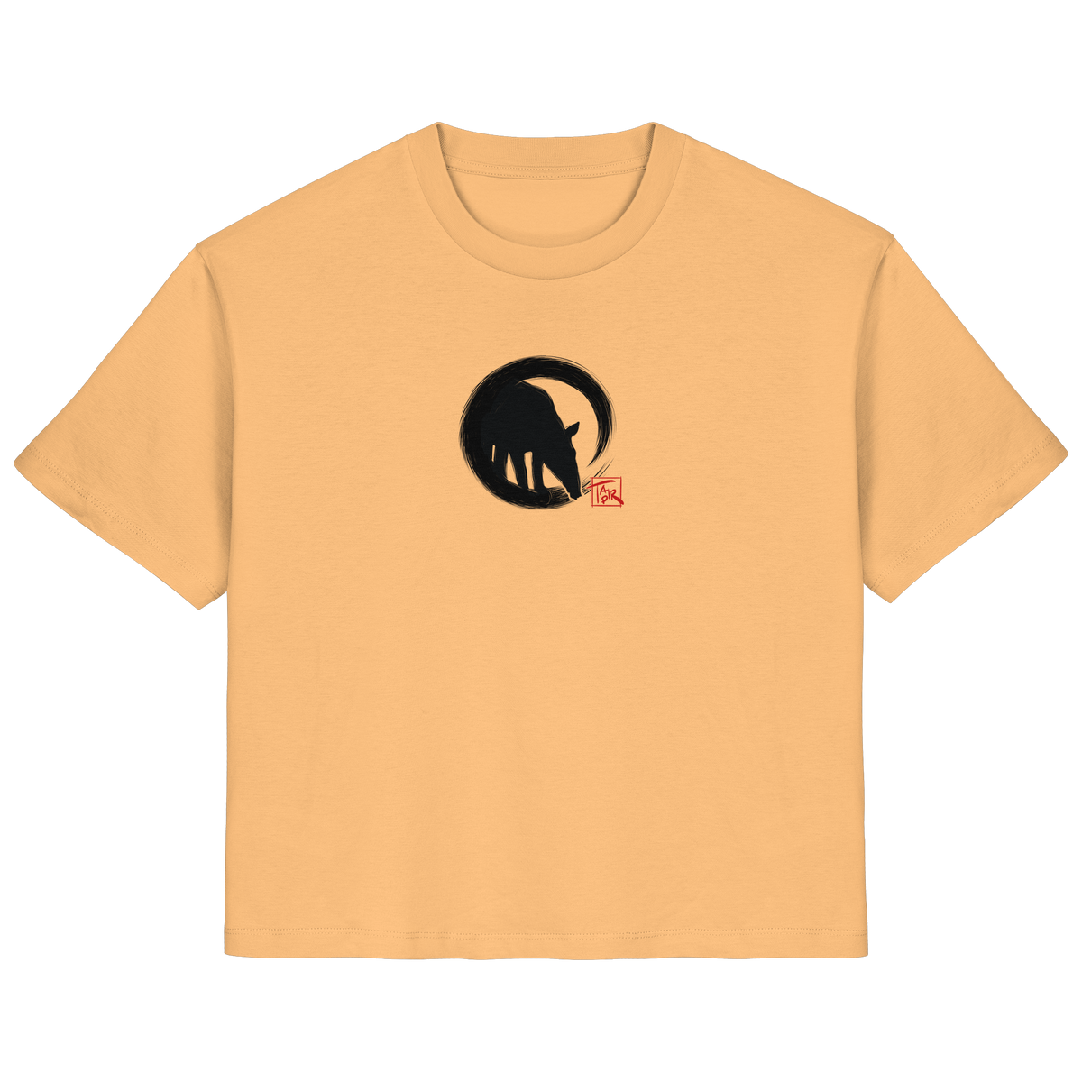 Zen Tapir im japanischen Enso Kreis - Ladies Organic Shirt